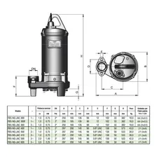 Bomba Submersível Famac Fbs-ng Jac-300 1cv Monof Trituradora 110v Foto mini  2