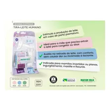 Bomba Tira Leite Elétrica 220 V - Rosa - Matern Milk Foto mini 2