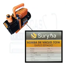 Bomba Vacuo 7cfm Duplo Estagio Bivolt 110v 220v Automotivo Foto mini 3