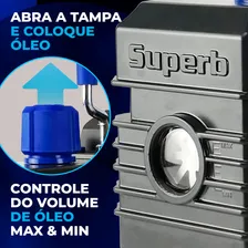 Bomba Vácuo Digital Vacuômetro 10.5cfm Duplo Estágio Hiatsu Foto mini 3
