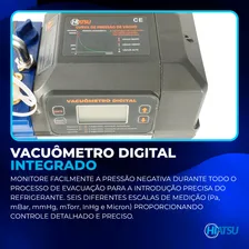 Bomba Vácuo Digital Vacuômetro 10.5cfm Duplo Estágio Hiatsu Foto mini 4