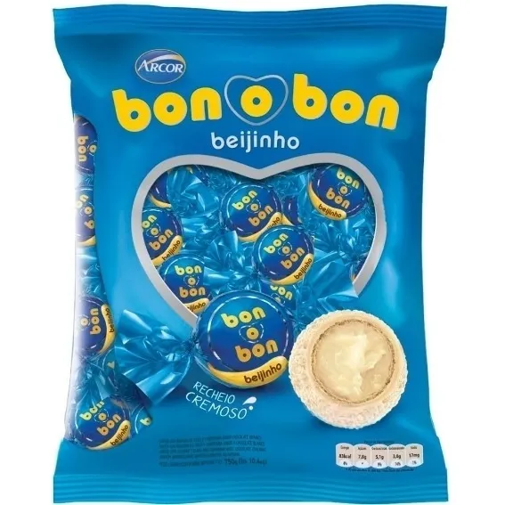 Bombom Bon o Bon Arcor Beijinho 750g Foto 1