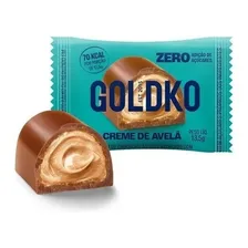 Bombom Zero Açúcar Creme De Avela Goldko - 18 Unid Foto mini  2