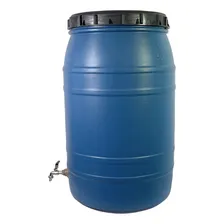 Bombona 220 Litros Para Armazenar Agua De Chuva Com Torneira Foto  mini 1