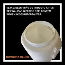 Bombona Barril 50 Litros Branca Tampa Removível Com Tampa Cor Branco Foto mini 4
