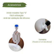 Bombona Fermentadora Cerveja 30l Airlock E Torneira Simples Foto mini  3