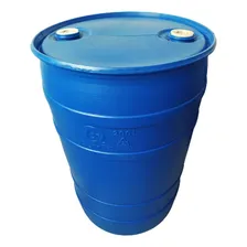 Bombona Tambor 200 Litros Tampa Fixa Galão De Armazenagem Cor Azul Foto mini 1