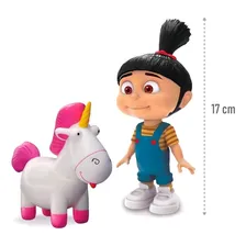 Boneca Agnes E Unic贸rnio Fluffy Vinil Meu Malvado Favorito Foto mini 1