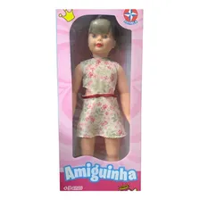 Boneca Amiguinha Estrela Vestido Florido Infantil 80cm Foto mini 3