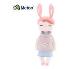 Boneca Angela Doceira Retro Bunny Rosa 33cm - 2064 - Metoo Foto  mini 1
