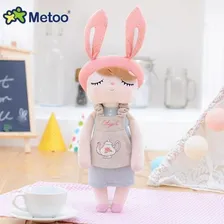 Boneca Angela Doceira Retro Bunny Rosa 33cm - 2064 - Metoo Foto mini  2