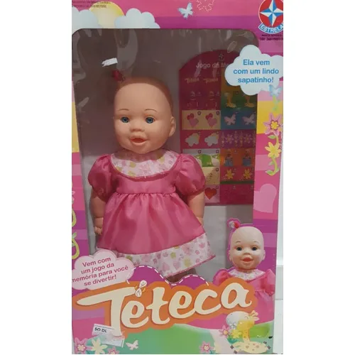 Boneca Antiga Infantil Meninas Teteca Estrela. Relíquia Foto 1
