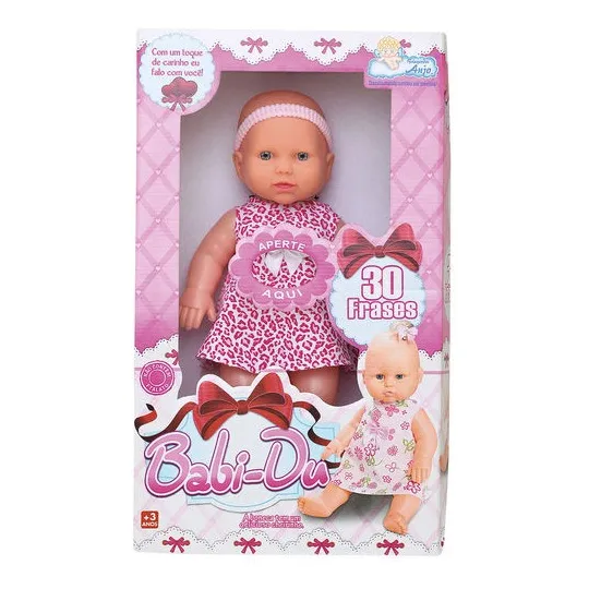 Boneca Babi Du Que Fala 30 Frases Anjo Brinquedos Foto 1