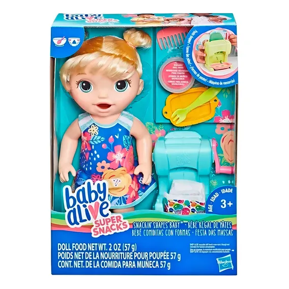 Boneca Baby Alive Baby Alive Food com formas para fazer massas Foto 1