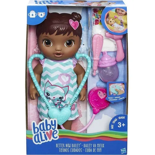 Boneca Baby Alive Cuida De Mim Negra - Hasbro Foto 1