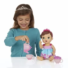 Boneca Baby Alive Hora Do Chá Morena Hasbro Foto mini  3