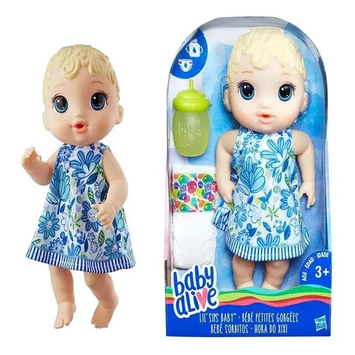 Boneca Baby Alive Hora Do Xixi Loira Hasbro E0385 Foto 1