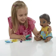 Boneca Baby Alive Lanchinhos Divertidos Negra E5839 Hasbro Foto mini 4