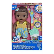 Boneca Baby Alive Lanchinhos Divertidos Negra E5839 Hasbro Foto mini 2