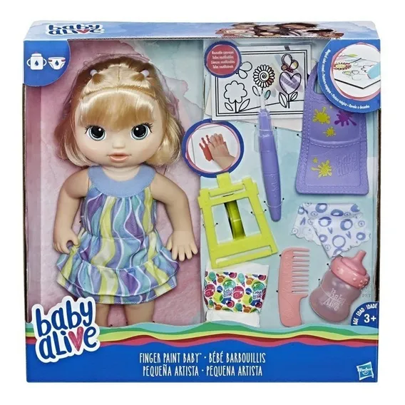 Boneca Baby Alive Pequena Artista Loira Foto 1