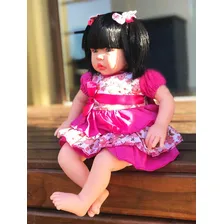 Boneca Baby Kiss Estilo Reborn Sidnyl Foto mini  2