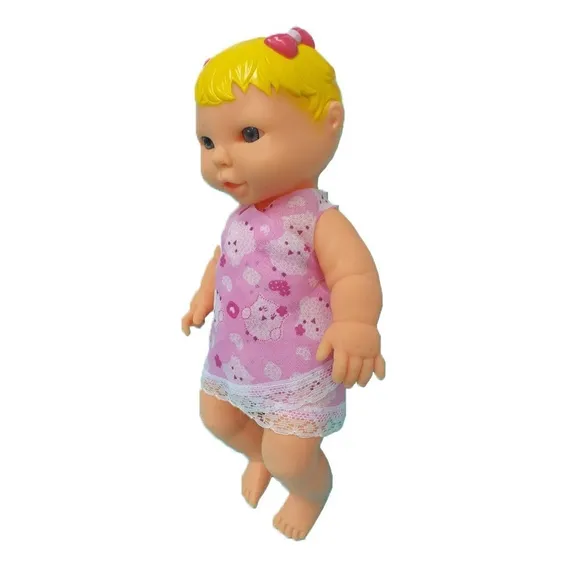 Boneca Baby Lia Papinha Brinquedo Menina Adijomar Foto 1