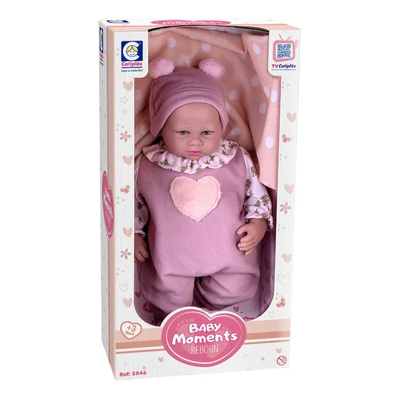 Boneca Baby Moments Reborn Menina Foto 1