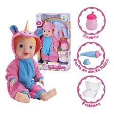 Boneca Baby My Little Collection Alive Unicornio Foto mini 3