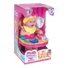 Boneca Baby Ninos Hora Do Lanche Reborn Cotiplas 2406 Foto mini 2
