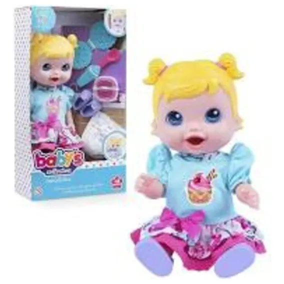 Boneca Babys Collection Comidinha Foto 1