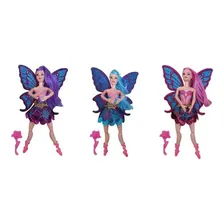 Boneca Bailarina Fada 30 Cm Pernas Dobráveis Com Asas Foto  mini 1