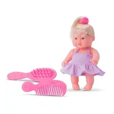 Boneca Barata Little Beleza C/ Lindo Pente E Escova Bee Toys Foto mini 1