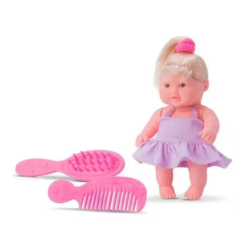 Boneca Barata Little Beleza C/ Lindo Pente E Escova Bee Toys Foto 1