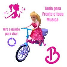 Boneca Barbie Bicicleta Articulada Musica Anda E Acende Luz Foto mini 4