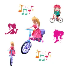 Boneca Barbie Bicicleta Articulada Musica Anda E Acende Luz Foto mini 3