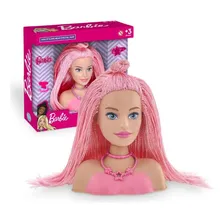 Boneca Barbie Busto Para Pentear 4 Acessorios - Pupee Foto mini 1