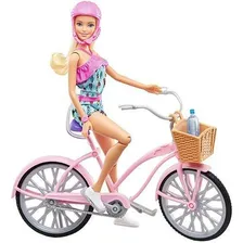 Boneca Barbie Ciclista Com Acessórios Mattel Foto  mini 1