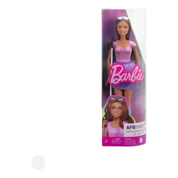Boneca Barbie Deficiente Visual Com Acess贸rio Hrh17 - Mattel Foto 1