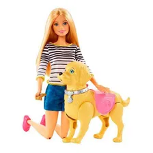 Boneca Barbie FamÃlia Passeio Com Cachorrinho Mattel Foto mini 3