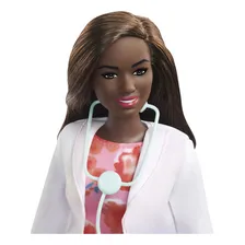 Boneca Barbie Negra Profissão Médica Mattel Foto mini 3