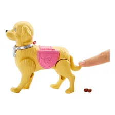 Boneca Barbie Passeio com Cachorrinho walk & potty pup DWJ68 Mattel Foto mini  3