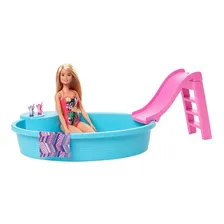 Boneca Barbie Piscina Glam GHL91 Foto mini 3