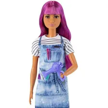 Boneca Barbie Profissões Cabeleireira - Mattel Foto mini 2