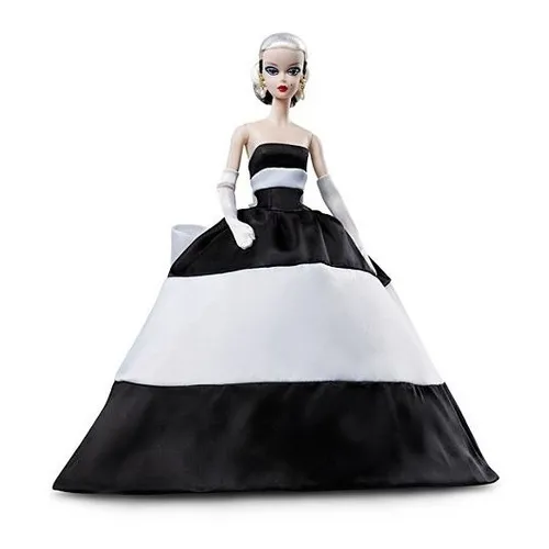 Boneca Barbie Silkstone Black And White Forever Nrfb Bfmc Foto 1