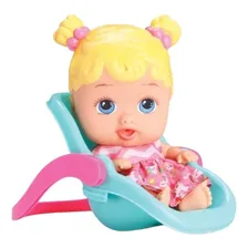 Boneca BebĂȘ Little Dolls Passeio C/ Carrinho - Divertoys Foto mini 4