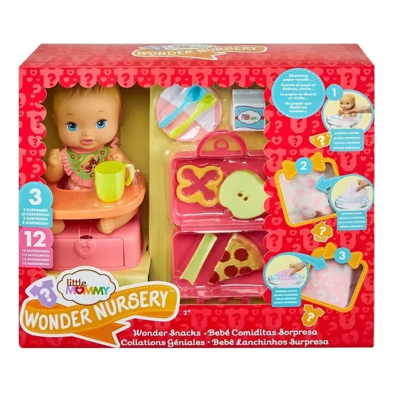 Boneca Bebê - Little Mommy - Lanchinhos Surpresa - Mattel Foto 1