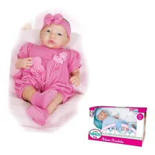 Boneca Bebê Reborn Pesadinho Coleção Ninos 2180 Cotiplás Foto mini 1