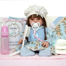 Boneca Bebê Reborn Realista Enxoval Acessórios Npk Doll Foto mini 2