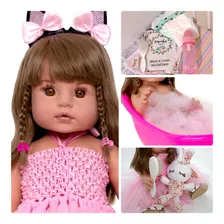 Boneca Bebe Reborn Baby Alive Coelhinha Susi 16 Acess贸rios Foto mini 1