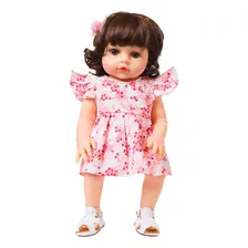 Boneca Bebê Reborn Ruby Toma Água e Faz Xixi - Lullaby Foto mini  3